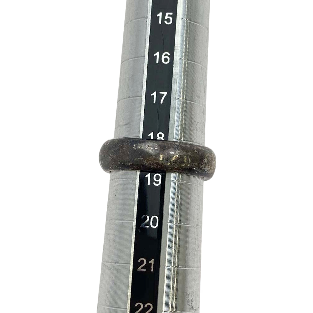 BILL WALL LEATHER ビルウォールレザー 加藤晴彦 HARUHIKO ハート ライトブルーストーン リング シルバー系 18.5号【中古】