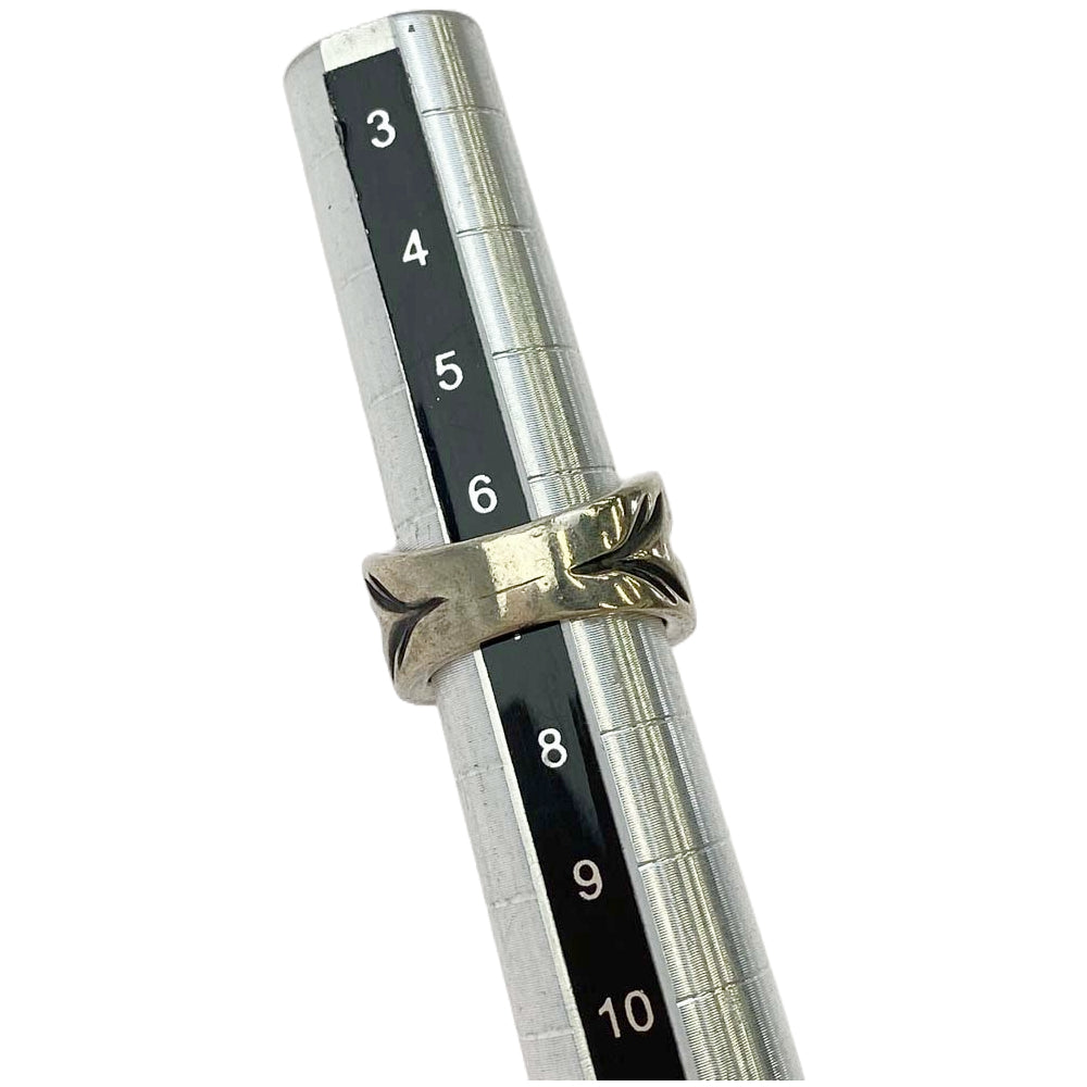 BILL WALL LEATHER ビルウォールレザー Compass Rose コンパス ローズ リング シルバー系 7号【中古】