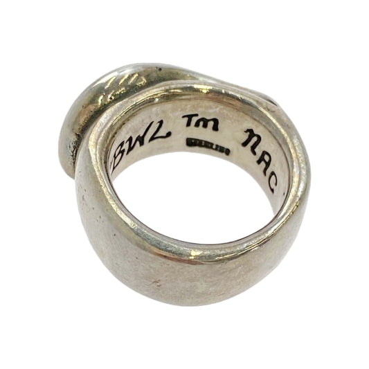 BILL WALL LEATHER ビルウォールレザー NAC Wave ウェーブ リング シルバー系 12号【中古】