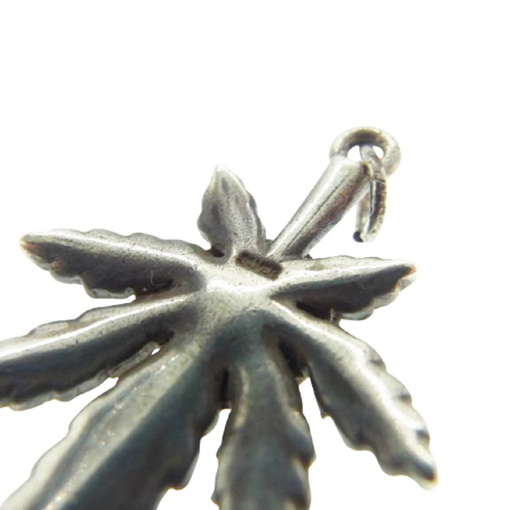 TADY&KING タディアンドキング 銀縄 ガンジャ ターコイズ ペンダント トップ Mサイズ シルバー系【中古】