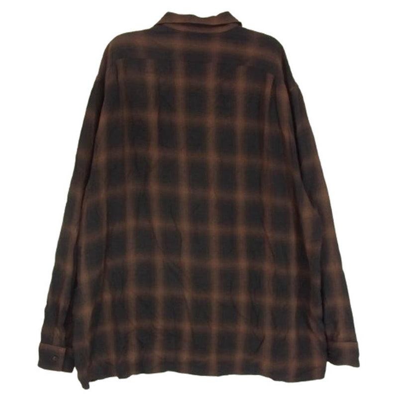 COMOLI コモリ 24SS Z01-02005 レーヨン オープンカラー