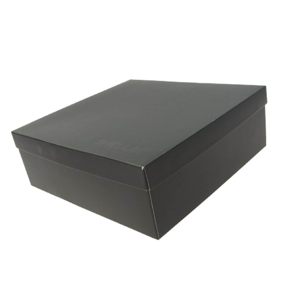 SHELLAC シェラック 41705 COW カウレザー レースアップ サイドジップ ブーツ ブラック系 42【中古】