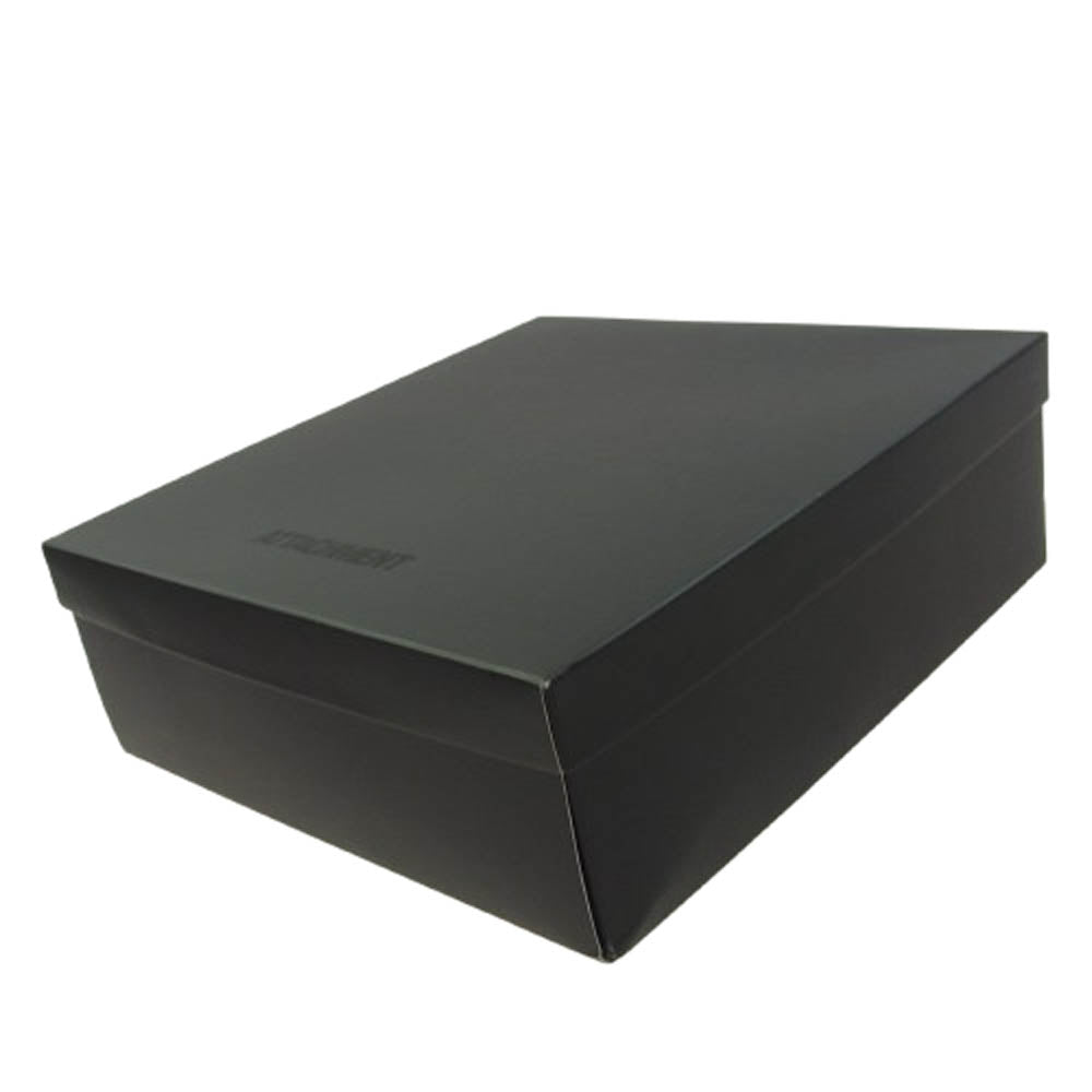 ATTACHMENT アタッチメント AA92-460 COW HIDE カウハイド ベルト付き モカシン エンジニア ブーツ ブラック系 42【中古】