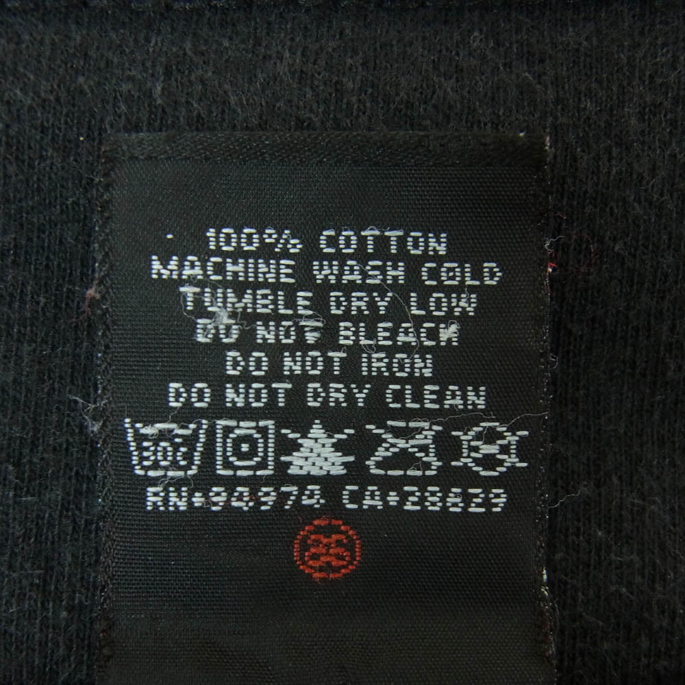 STUSSY ステューシー ワールドツアー Tシャツ 半袖 カットソー コットン ダークグレー系 黒に近いダークグレー系 M【中古】