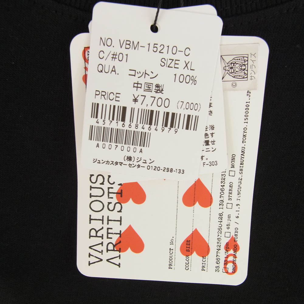 FRAGMENT DESIGN フラグメントデザイン VBM-15210-C GUNDAM RX78 TEE ガンダム ロゴプリント 半袖 Tシャツ ブラック系 XL【極上美品】【中古】