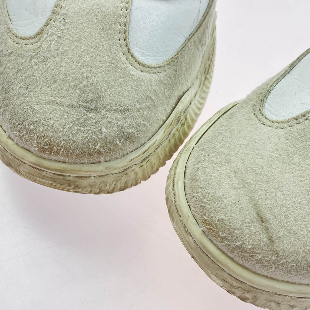 Stella McCartney ステラマッカートニー Loop ループ ロー スエード レザー スニーカー ホワイト×ゴールド ホワイト系 ゴールド系 41【中古】