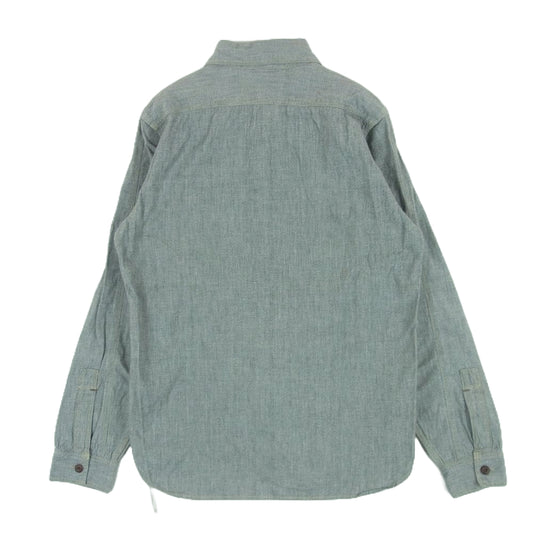 FREEWHEELERS フリーホイーラーズ Neal Cassady Railroad シャンブレー ワーク シャツ 長袖 グレー系 サイズ表記なし【中古】
