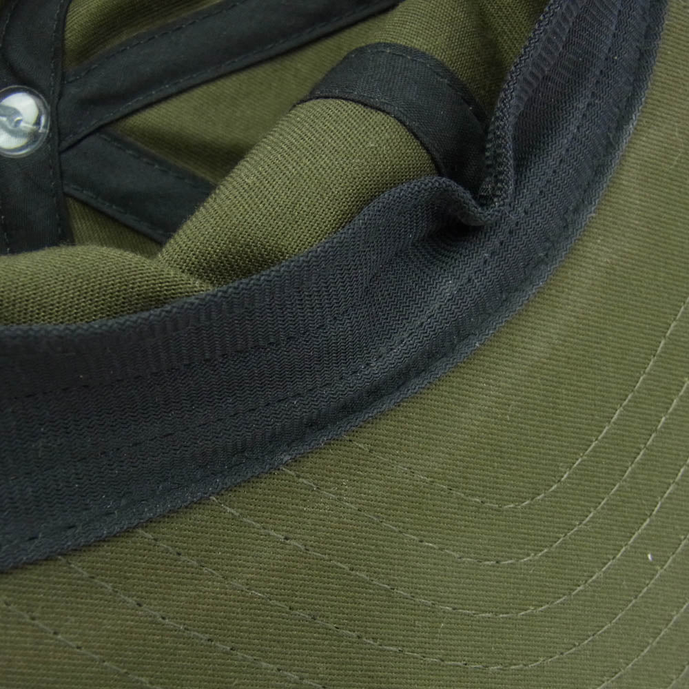 HELLY HANSEN ヘリーハンセン HCZ92209 ロゴ刺繍 6パネル キャップ 帽子 カーキ系【中古】