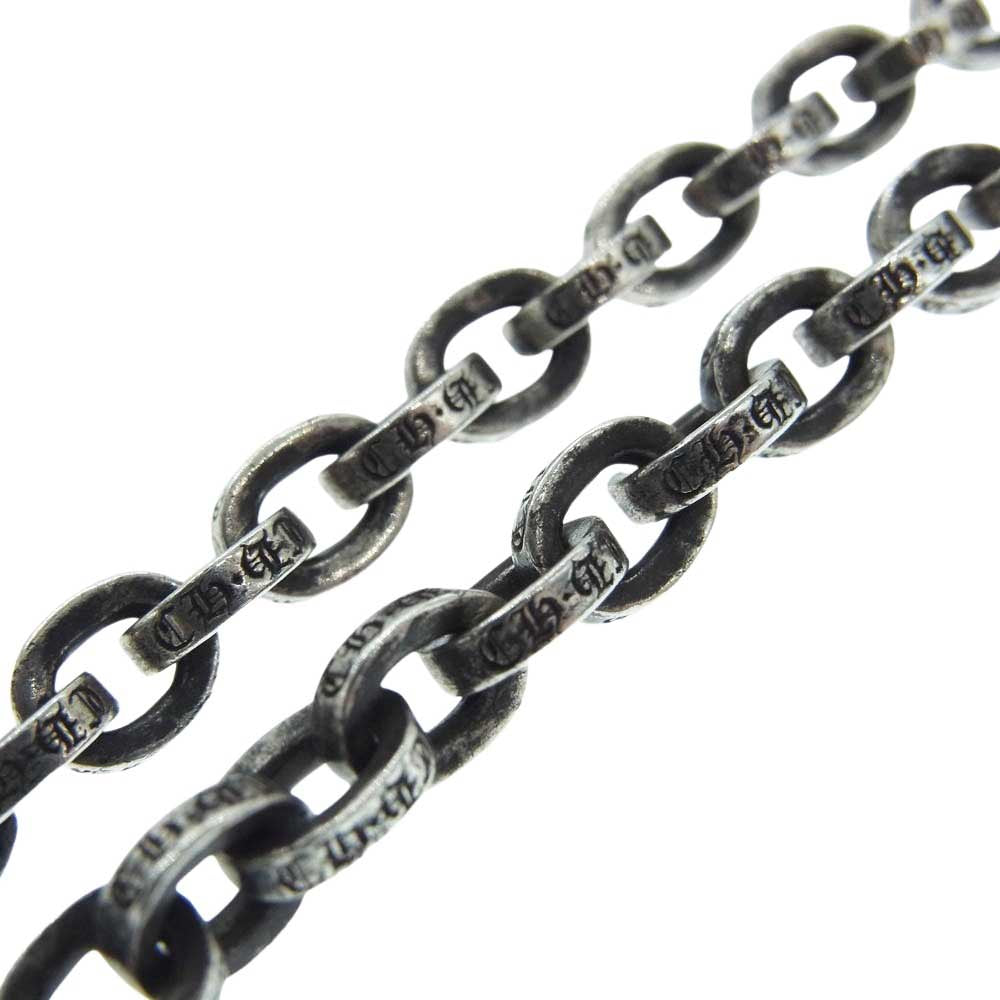 CHROME HEARTS クロムハーツ(原本無) PAPER CHAIN 18inch ペーパーチェーン 18インチ ネックレス シルバー系【中古】