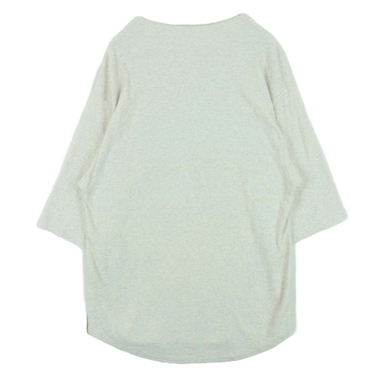 ISAMUKATAYAMA BACKLASH イサムカタヤマバックラッシュ 1899-02 コットン ランダム パイル オーバー カットソー Tシャツ オフホワイト系 F【中古】