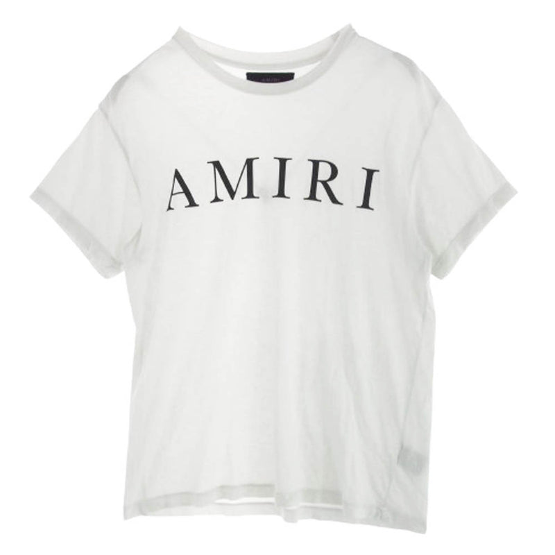 AMIRI アミリ ロゴ プリント 半袖 Tシャツ カットソー ホワイト