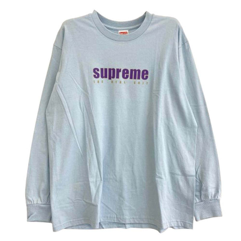 19ss Supreme The Real Shit L/S Tee XL Grey Supreme The Real Shit L S Tee (SS19) - $40