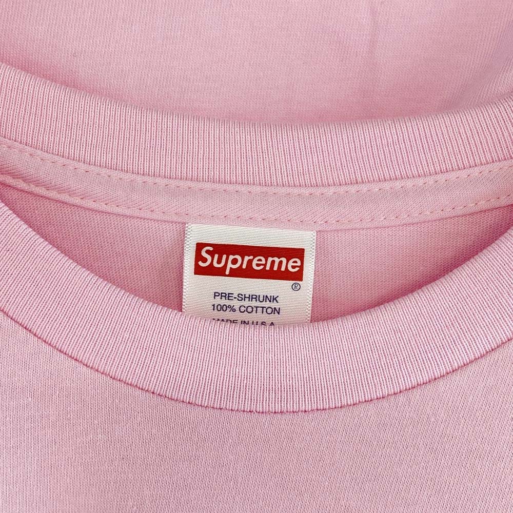 Supreme シュプリーム 20AW NUOVA YORK TEE ヌオーヴァ ヨーク 半袖 Tシャツ ピンク ピンク系 L【美品】【中古】