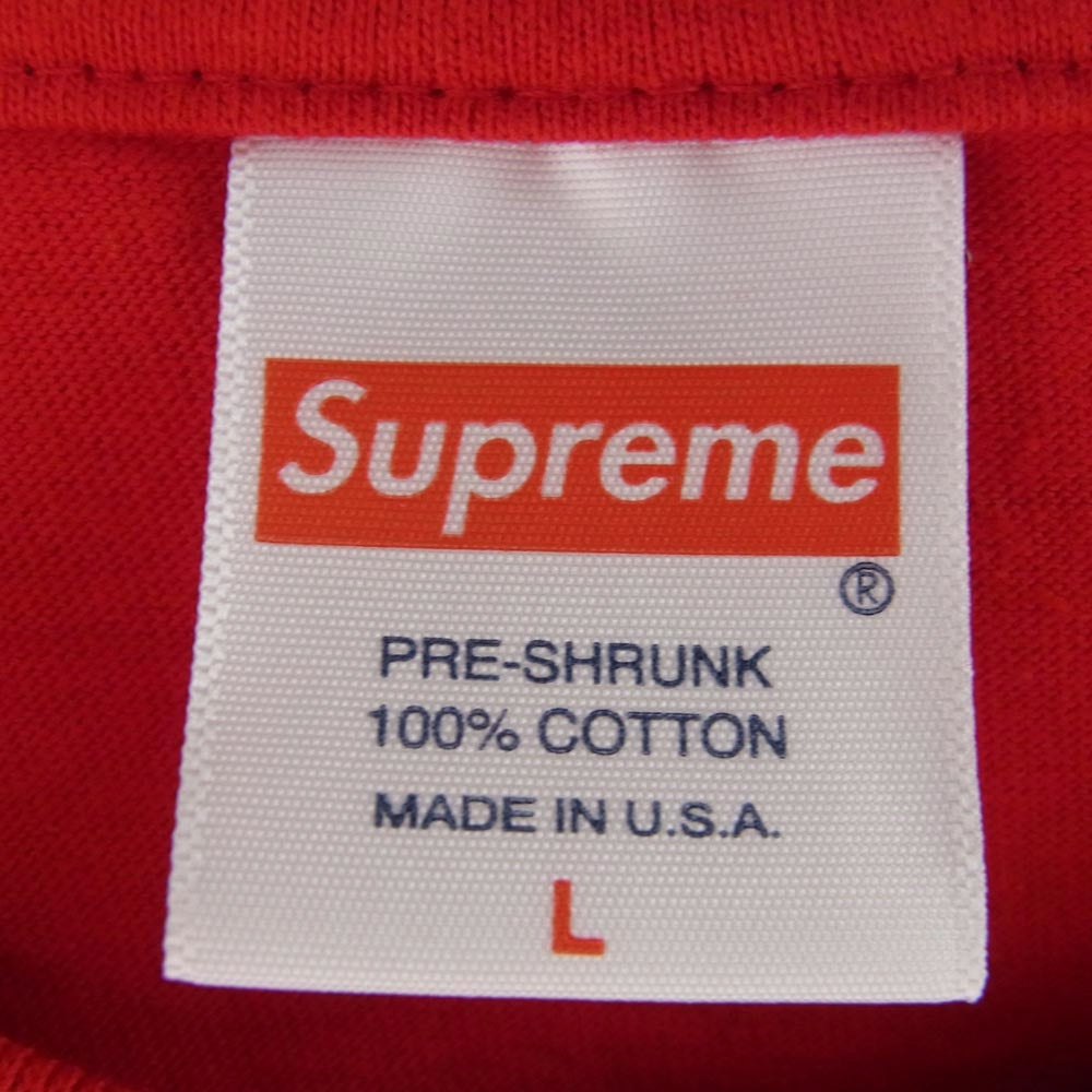 Supreme シュプリーム 24SS TUNNEL Tee トンネル グラフィック 半袖 Tシャツ レッド レッド系 L【極上美品】【中古】