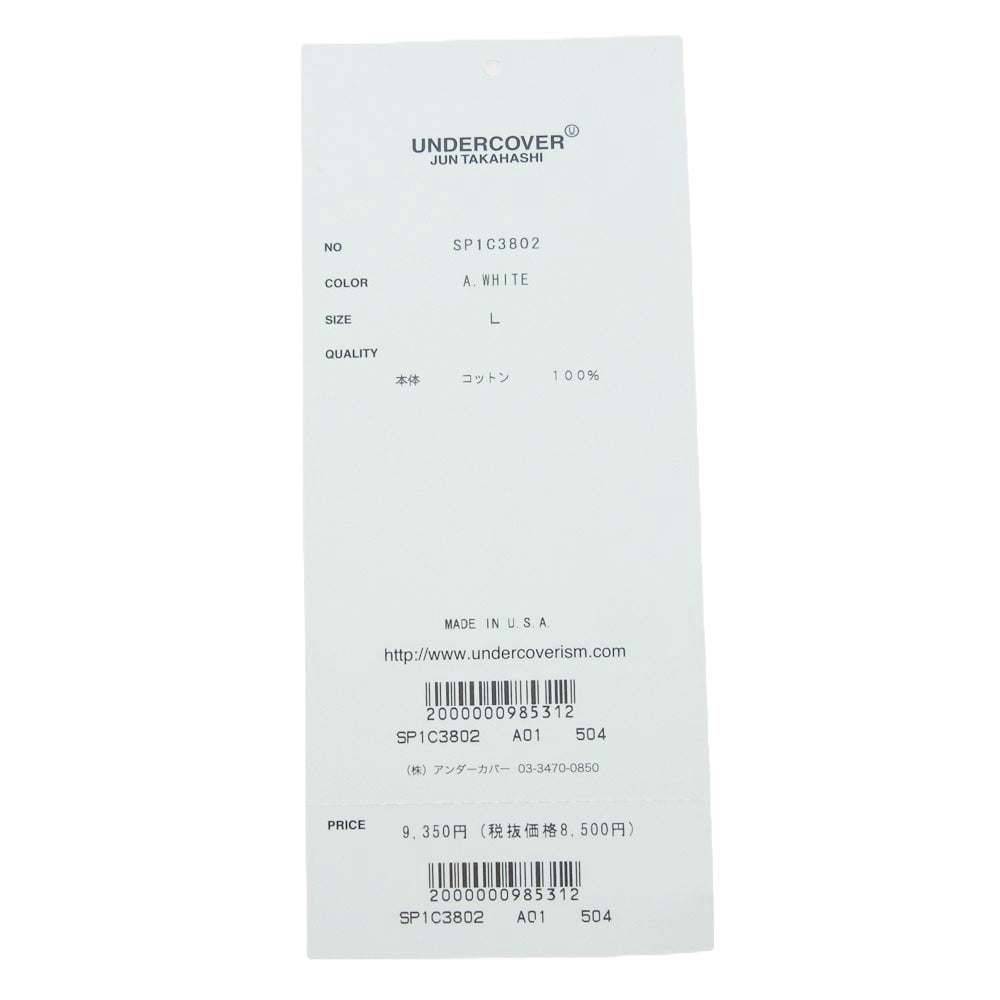 Supreme シュプリーム 23SS × UNDERCOVER アンダーカバー Face Tee フェイス 半袖 Tシャツ ホワイト ホワイト系 L【新古品】【未使用】【中古】