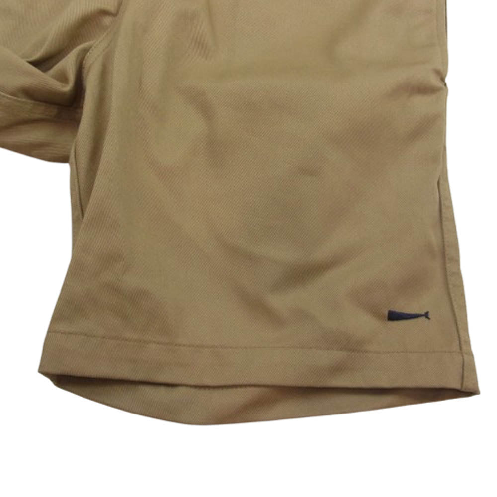 DESCENDANT ディセンダント 21SS 211WVDS-PTM01S SHORE BEACH SHORTS ビーチ ショーツ ハーフパンツ ベージュ系 2【中古】