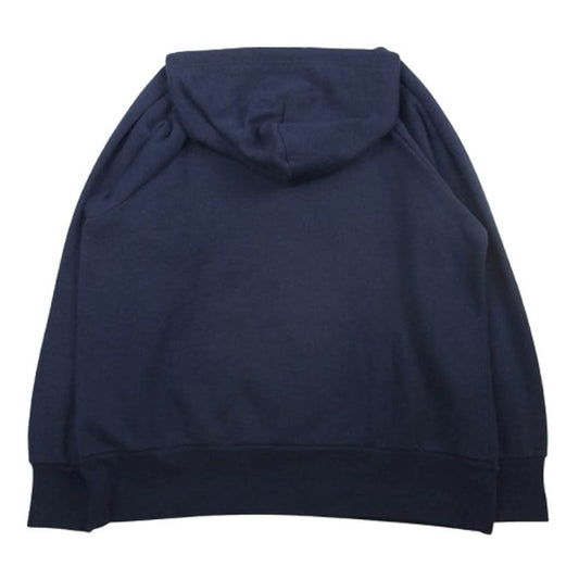 DESCENDANT ディセンダント PE HOODED SWEATSHIRT クジラ刺繍 プルオーバーパーカー ネイビー系 2【中古】