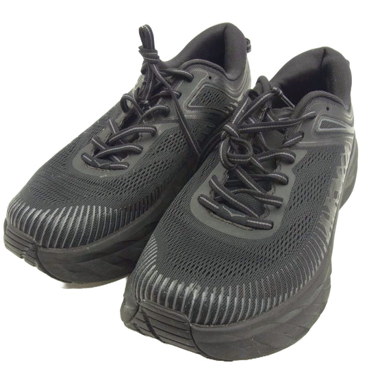 HOKA ONE ONE ホカ オネオネ 1110518 BBLC BONDI 7 ボンダイ スニーカー ランニング シューズ ブラック系 27.5cm【中古】