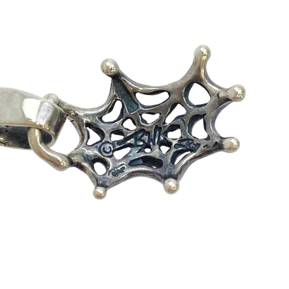 BILL WALL LEATHER ビルウォールレザー スパイダーウェブ チャーム ペンダントトップ シルバー系【中古】