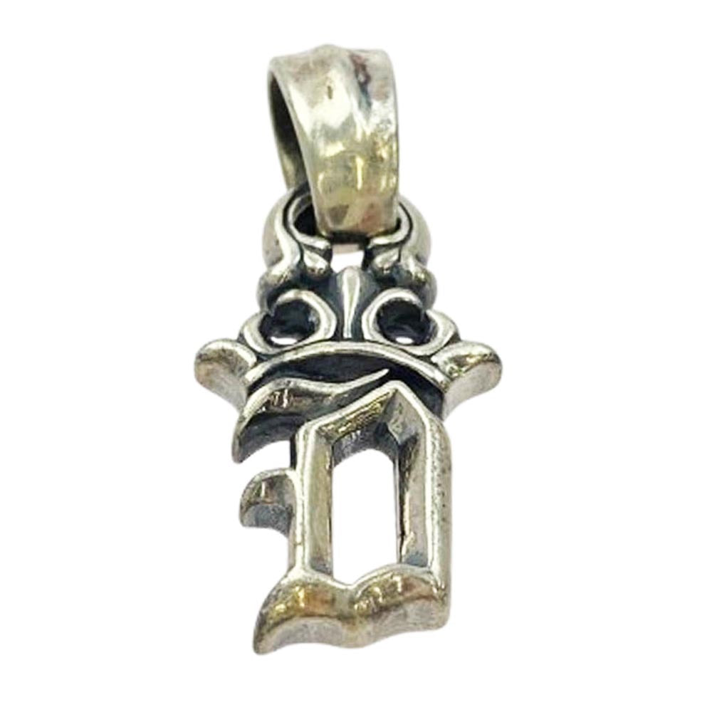 BILL WALL LEATHER ビルウォールレザー INITIAL CROWN イニシャル D クラウン ペンダントトップ シルバー系【中古】