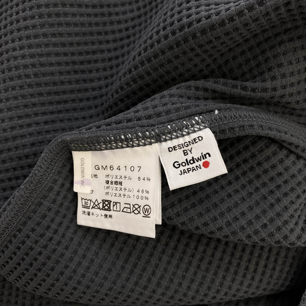 Goldwin ゴールドウィン GM64107 ワッフル ライト Tシャツ 半袖カットソー グレー グレー系 2【美品】【中古】