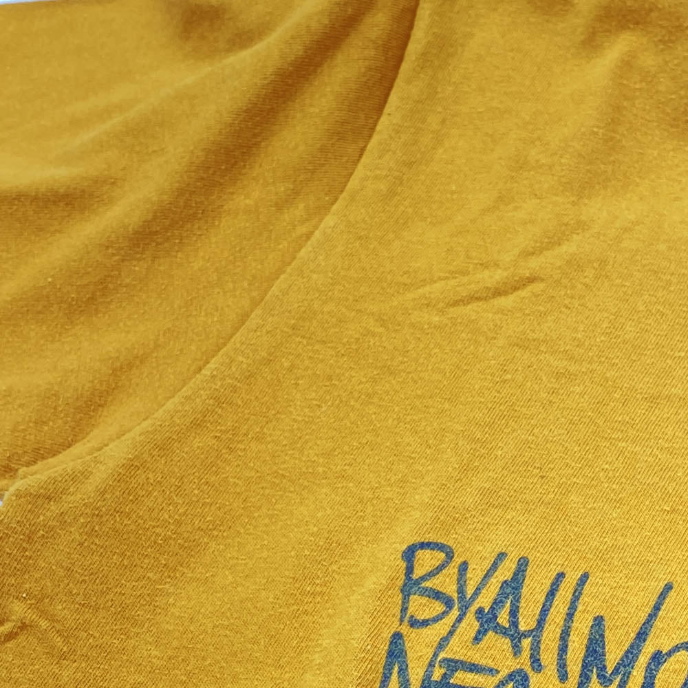Supreme シュプリーム 14AW All Means Necessary Tee オール ミーンズ ネセサリー プリント Tシャツ 半袖カットソー オレンジ系 M【中古】