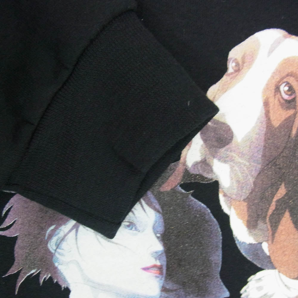 WACKO MARIA ワコマリア 24SS INNOCENCE-WM-SS01 GHOST IN THE SHELL 攻殻機動隊 INNOCENCE イノセンス CREW NECK SWEAT SHIRT クルーネック スウェット シャツ ブラック系 L【美品】【中古】