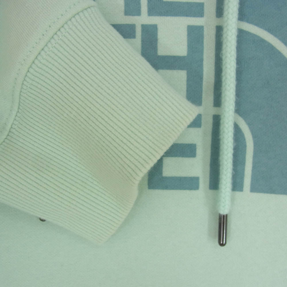 THE NORTH FACE ノースフェイス 721435 ロゴプリント プルオーバーパーカー ライトグリーン系 XL【中古】