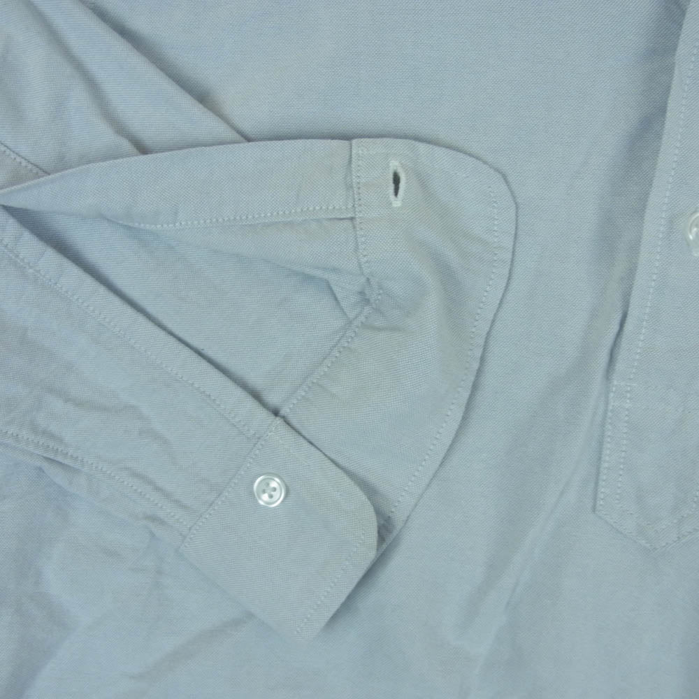 ネセサリー オア アンネセサリー プルオーバー コットン BD 長袖 シャツ ライトブルー系 15.5【中古】