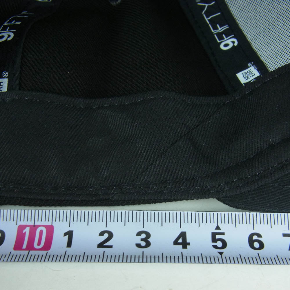 ガヴィル 25SS NEW ERA 9FIFTY GVLS FLAT VISOR CAP スナップバック キャップ 帽子 ブラック系 MEDIUM/LARGE【中古】