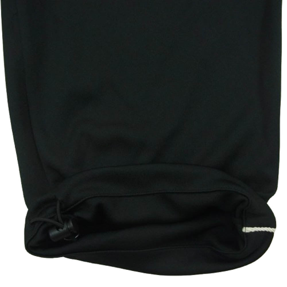 Yohji Yamamoto ヨウジヤマモト Ground Y グラウンドワイ POLYESTER SMOOTH PIPING WIDE PANTS ワイド パイピング トラック ライン パンツ ブラック系 03【極上美品】【中古】