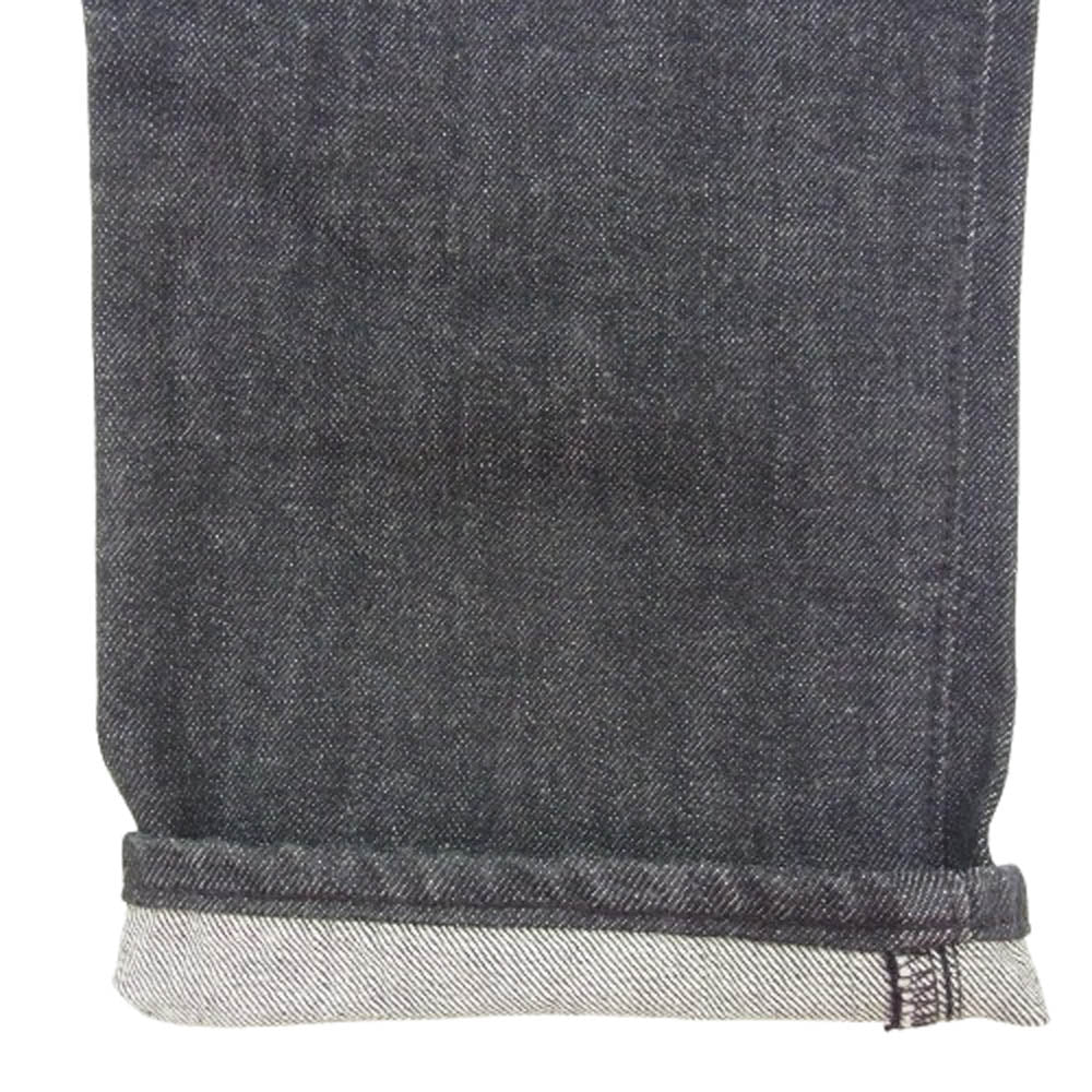 ワーカーズ 802 Slim Tapered Jeans スリム テーパード ジーンズ デニム パンツ グレー ブラック系 31【中古】