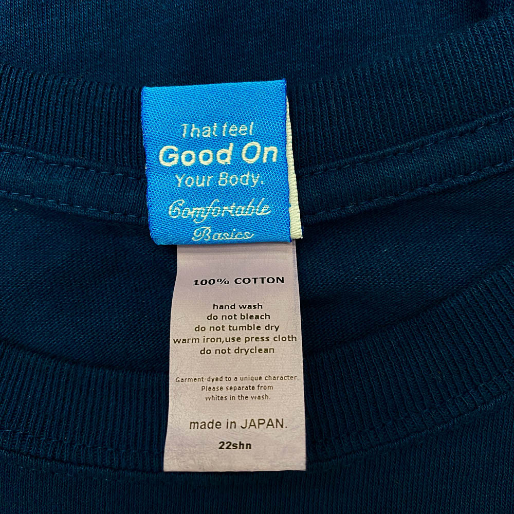 グットオン パックTシャツ2点 ネイビー系 L【中古】