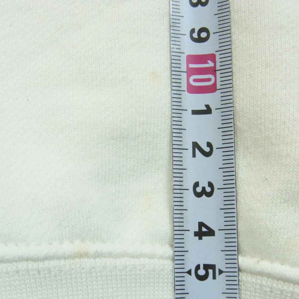 FEAR OF GOD フィアオブゴッド ESSENTIALS エッセンシャルズ フロント ラバーロゴ 袖リフレクター スウェット フーディ パーカー ホワイト系 M【中古】