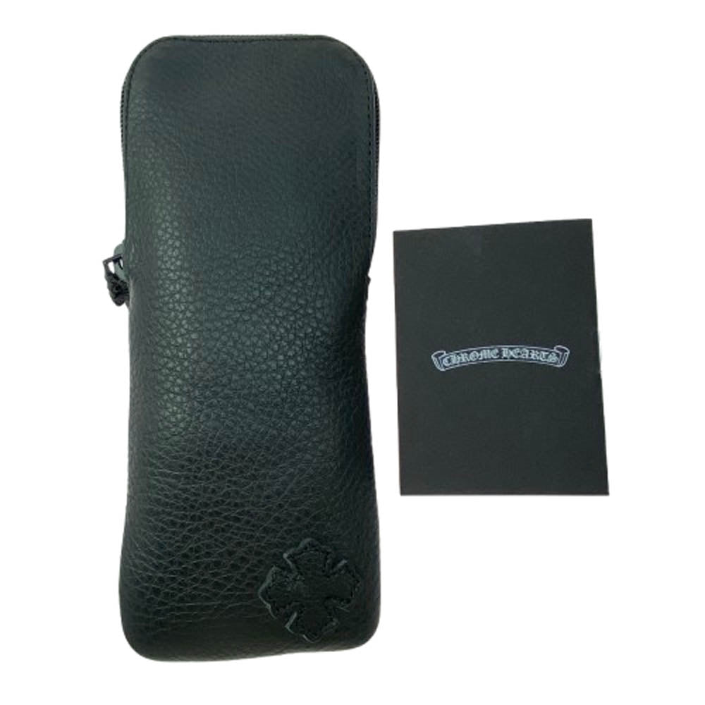 CHROME HEARTS クロムハーツ(原本無) COX UCKER 50641169 CRYS ウェリントン クリアフレーム 眼鏡 メガネ アイウェアケース付き クリア系 52□19-153【中古】