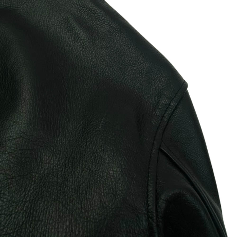 DELUXE デラックス deluxe clothing レザー シングル ライダース ジャケット ブラック系 M【中古】