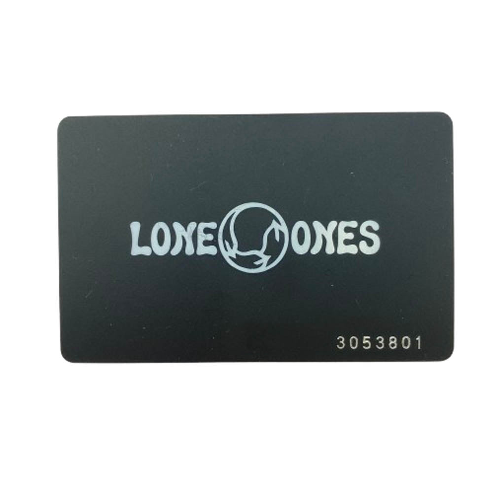 LONE ONES ロンワンズ MESB-0001S-SO-M 販売証明書カード付 ホークビードS オニキス ストーン ビーズ ブレスレット ブラック系【美品】【中古】