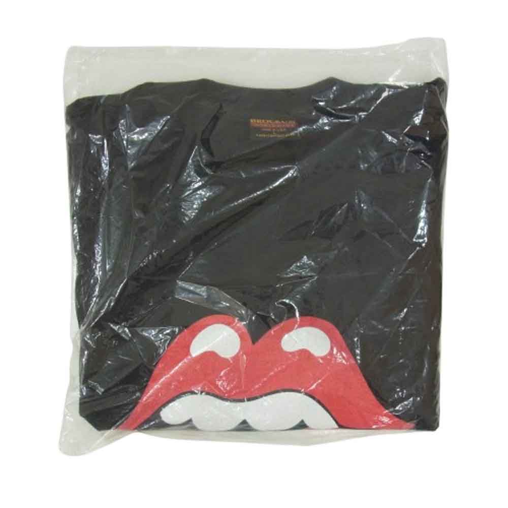 ヴィンテージ 90s USA製 The Rolling Stones ローリング ストーンズ BROCKUM ブロッカムボディ 94/95 Voo Doo Lounge バンド Tシャツ BLACK ブラック系 L【極上美品】【中古】