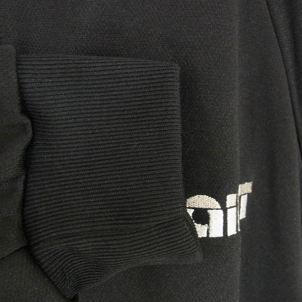SAINT MICHAEL セントマイケル 24AW SM-YS1-0000-072 TRACK JACKET ロゴ刺繍 ジップアップ ジャージ トラック ジャケット ブラック系 M【中古】