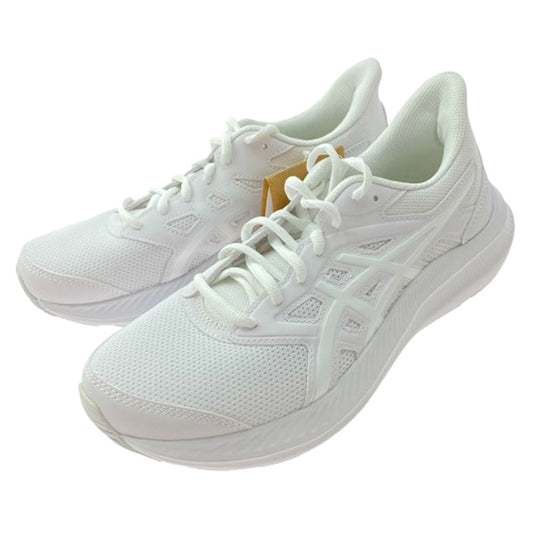 asics アシックス JOLT 4 ランニング シューズ ローカット メッシュ スニーカー ホワイト系 24.5cm【新古品】【未使用】【中古】