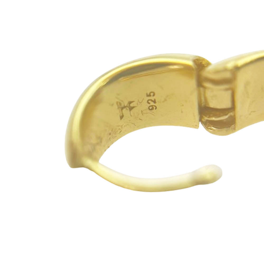 TOM WOOD トムウッド Ice Huggies Gold アイス ハギー ゴールド フープ ピアス ゴールド系【中古】