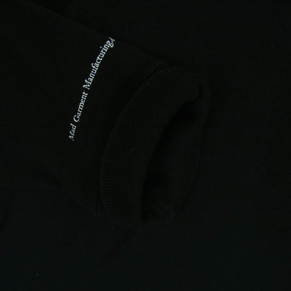 RATS ラッツ 21RTC-1001 MGM SWEAT ロゴプリント クルーネック スウェット コットン 日本製 ブラック系 M【中古】