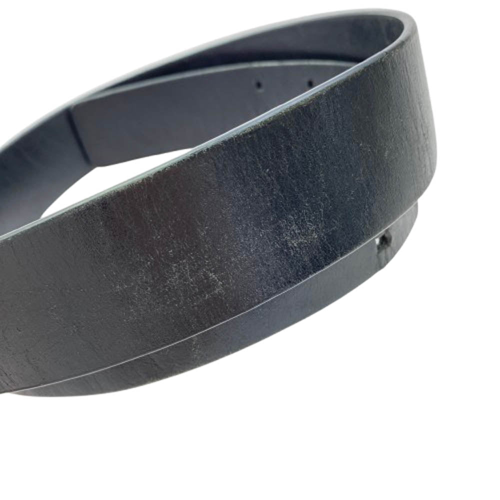 Y-3 Yohji Yamamoto ワイスリー ヨウジヤマモト ロゴ レザー ベルト ブラック系【中古】