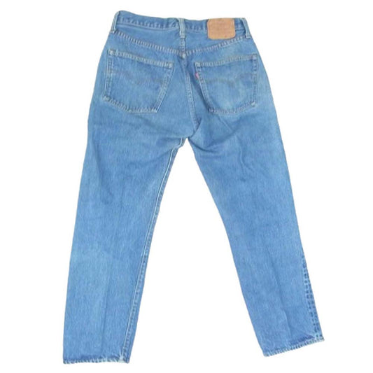 Levi's リーバイス 501 66後期 smalle ボタン裏刻印6 紙パッチ デニム パンツ インディゴブルー系 33【中古】