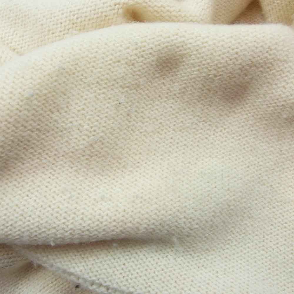 THE ELDER STATESMAN エルダー ステイツマン 2820800103 別注 HEAVY SEA CREW WHITE クルーネック カシミア ニット ホワイト系 S【中古】