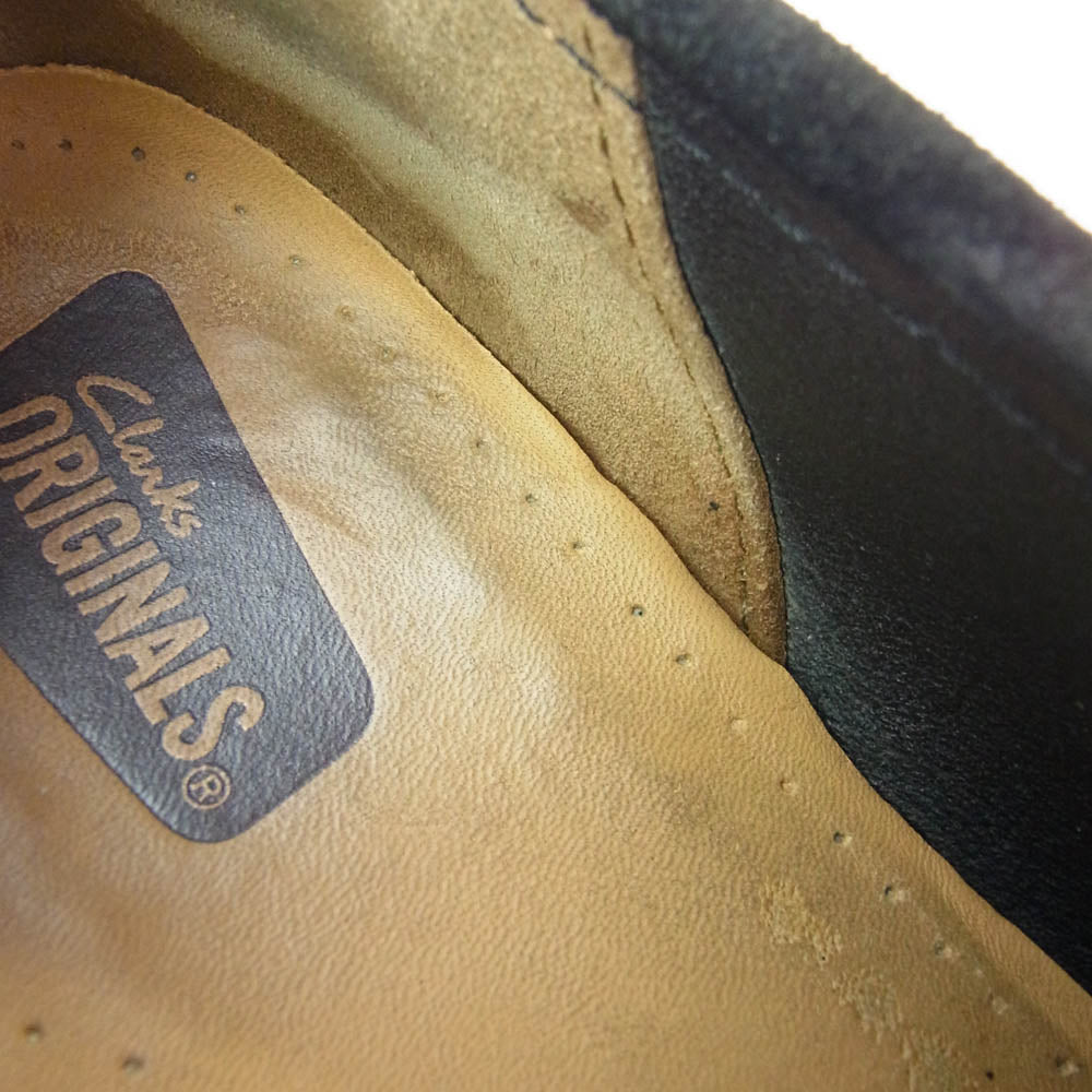 Clarks クラークス 26103948 WALLABEE ワラビー スエード シューズ ブラック系 UK7【中古】