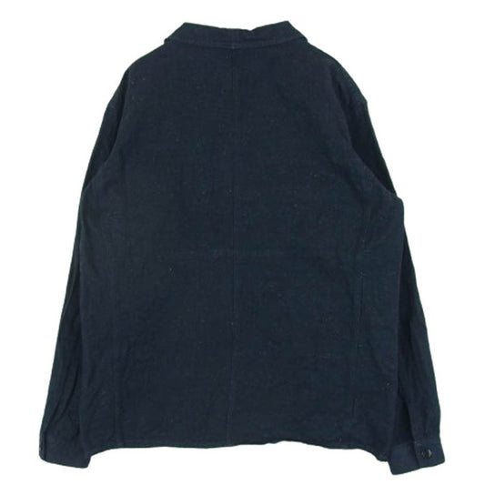 ADDICT CLOTHES アディクトクローズ ACVM リネン混 コットン デニム フレンチ カバーオール ジャケット インディゴブルー系 44【中古】