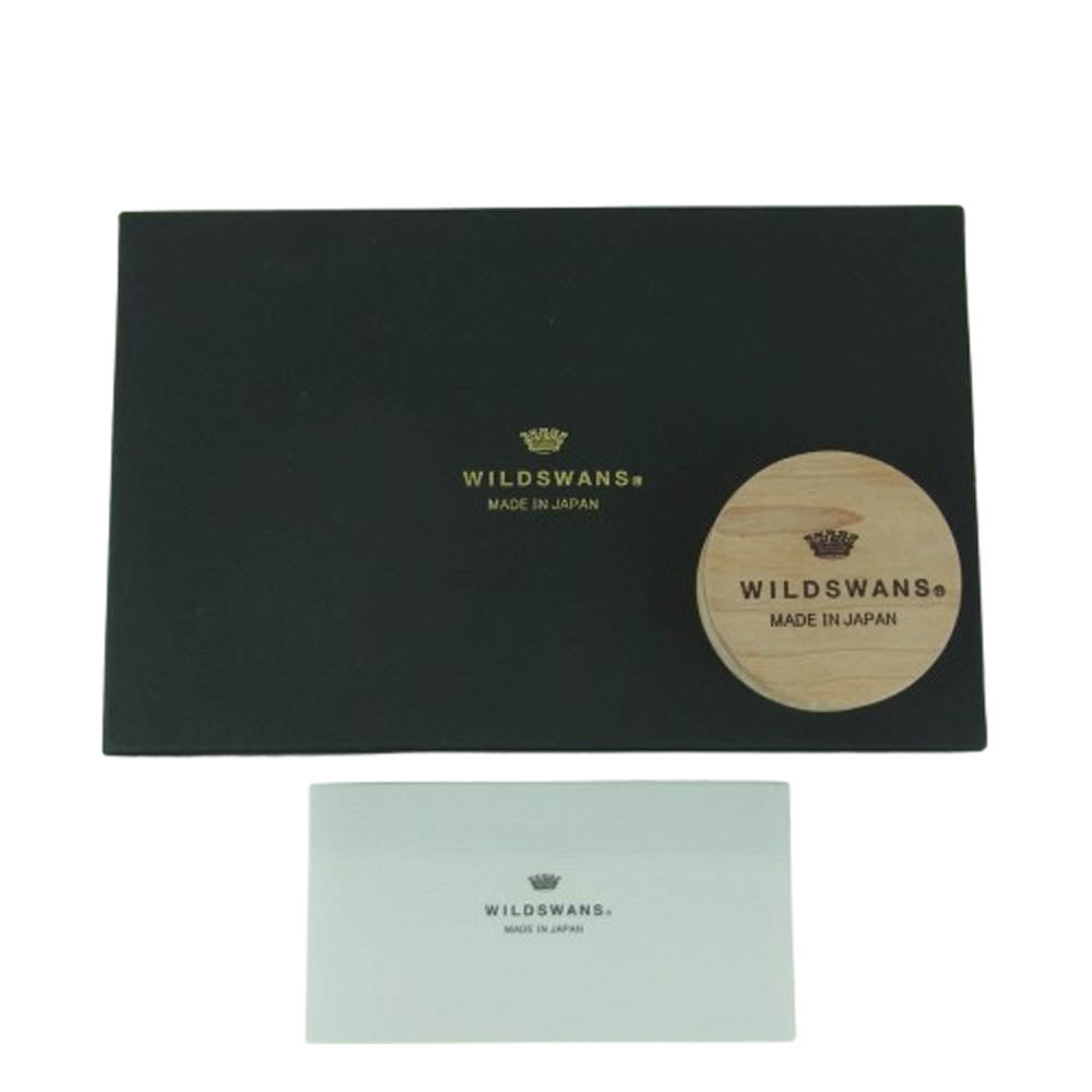 WILDSWANS ワイルドスワンズ ENO イーノ サドルプルアップ ウォレット 財布 日本製 ブラック系【中古】