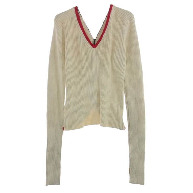 DIESEL ディーゼル A09459 Vカット レーヨン ダブル ジップ ニット