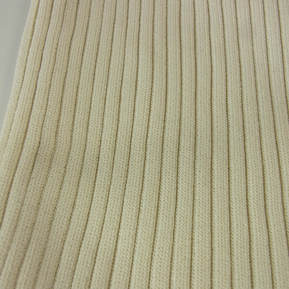 DIESEL ディーゼル A09459 Vカット レーヨン ダブル ジップ ニット カーディガン オフホワイト系 S【中古】